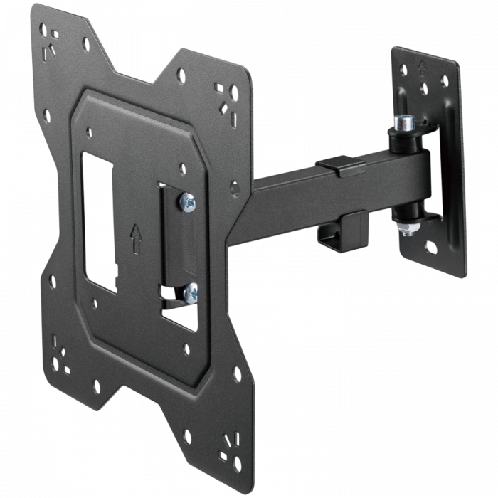 Free-tilt design: simplifies adjustment for better visibility and reduced glareSwivel mechanism provides maximum viewing flexibilityConvenient cable holder. 23-43". Max 30kg. [3]
