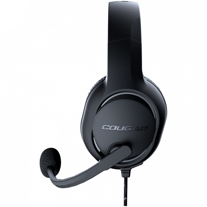 Cougar I HX330 I 3H250P50B.0001 I Headset I Stereo 3.5mm 4-pole and 3-pole PC adapter / Driver 50mm / 9.7mm noise cancelling Mic. / Black [2]
