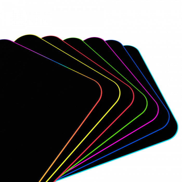 Lorgar Steller 913, Gaming mouse pad, High-speed surface, anti-slip rubber base, RGB backlight, USB connection, Lorgar WP Gameware support, size: 360mm x 300mm x 3mm, weight 0.250kg [5]