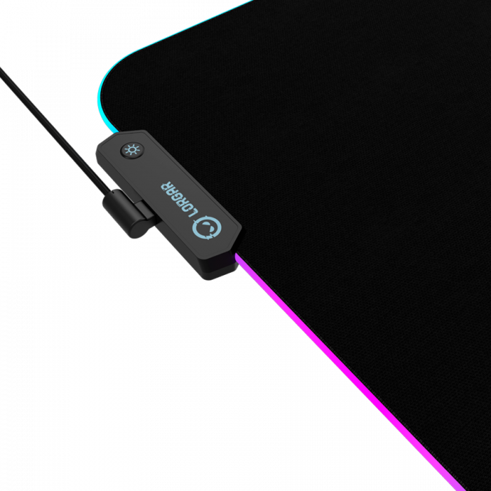 Lorgar Steller 919, Gaming mouse pad, High-speed surface, anti-slip rubber base, RGB backlight, USB connection, Lorgar WP Gameware support, size: 900mm x 360mm x 3mm, weight 0.635kg [2]