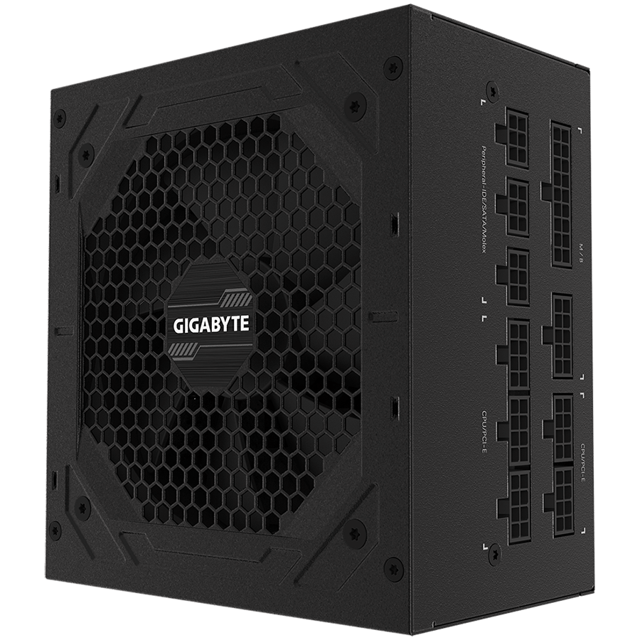 GIGABYTE P750GM Power Supply 750W, Modular, 80 PLUS Gold, Japanese capacitors, 120mm smart control fan, EU plug [2]