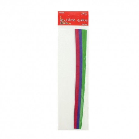 HARTIE QUILLING 30X0.5CM 200/SET FUCSIA DACO HR906 [1]