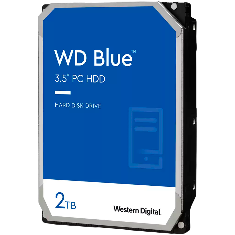 HDD Desktop WD Blue 2TB SMR, 3.5'', 256MB, 7200 RPM, SATA [1]