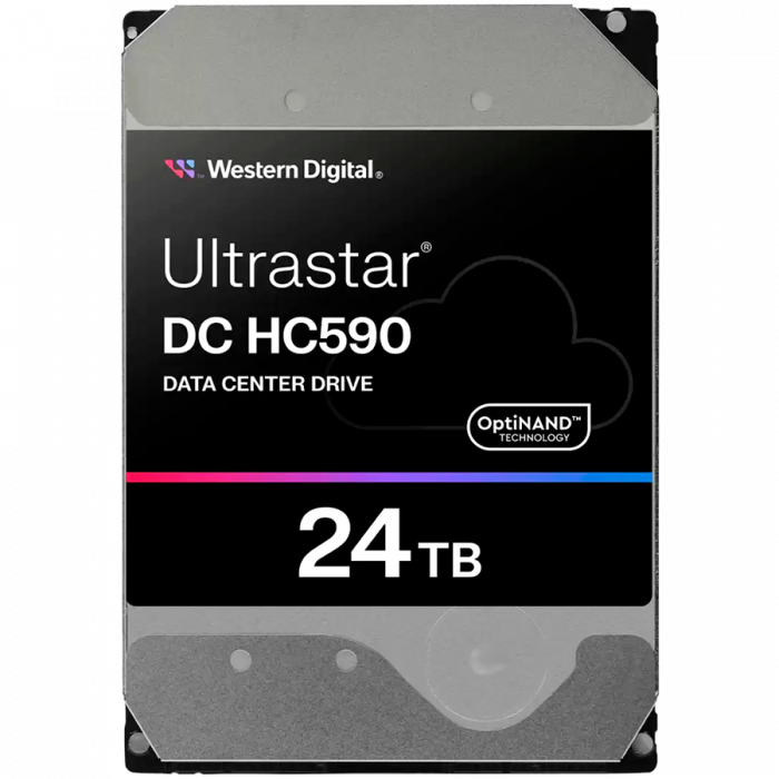 HDD Server WD Ultrastar DC HC590 24TB 512e SE, 3.5", 512MB, 7200RPM, SATA, NP3, SKU: 0F65684 [1]