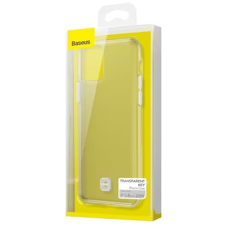 Husa Baseus Key, compatibila cu iPhone 11 Pro, 5.8 Inch, Transparenta [3]