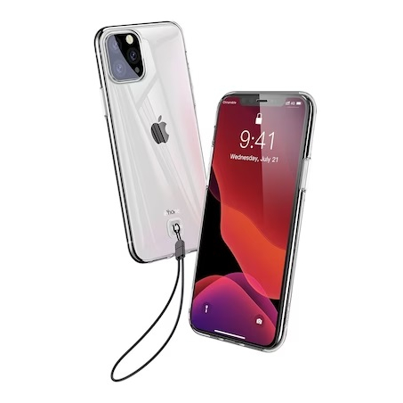 Husa Baseus Key, compatibila cu iPhone 11 Pro, 5.8 Inch, Transparenta [2]