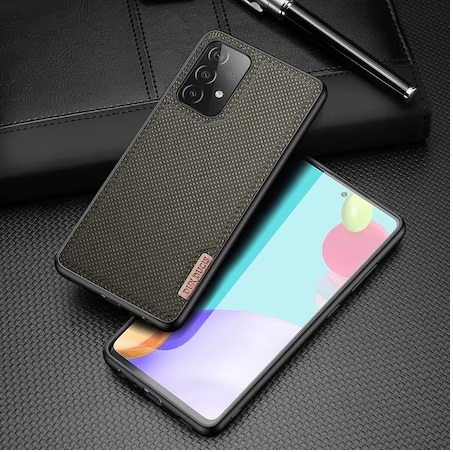 Husa Business Dux Ducis Fino pentru Samsung Galaxy A32 5G, Antiamprenta, Verde Inchis [3]