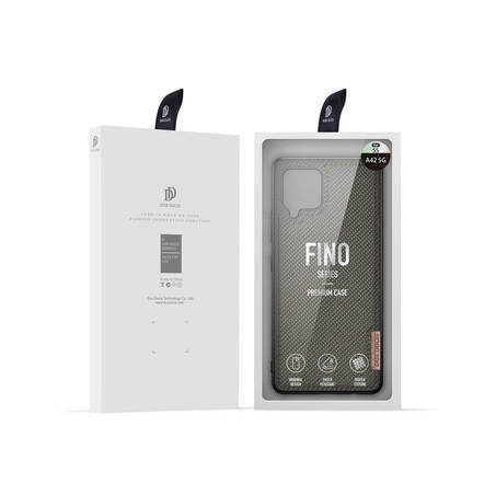Husa Business Dux Ducis Fino pentru Samsung Galaxy A42 5G, Antiamprenta, Verde Inchis [3]