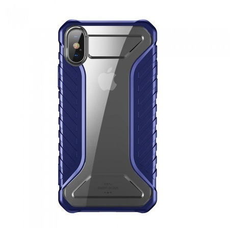 Husa de protectie Baseus, Michelin Cover, pentru iPhone XS Max, Albastru [3]