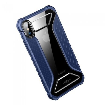 Husa de protectie Baseus, Michelin Cover, pentru iPhone XS Max, Albastru [2]