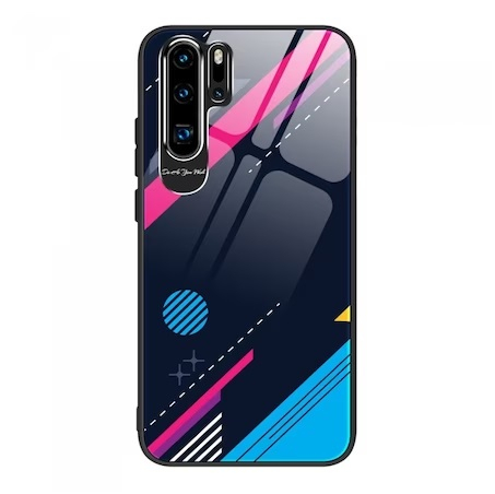 Husa de protectie, Color Tempered Glass Pattern 4, iPhone 11 Pro, Multicolor [1]