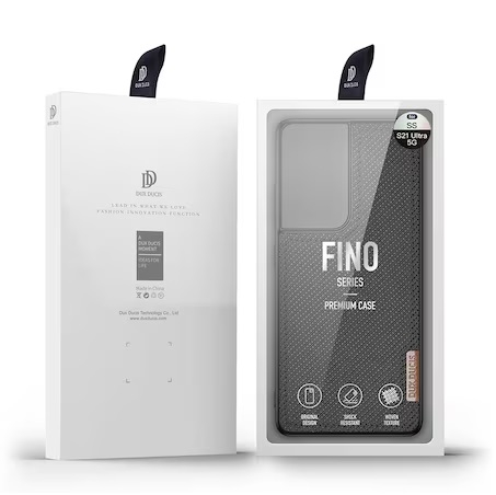 Husa de protectie, Dux Ducis Fino, Samsung Galaxy S21 Ultra 5G, Negru [3]