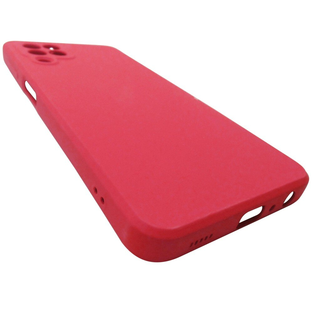 Husa de protectie Loomax, pentru Samsung Galaxy A22 4G, silicon subtire, rosu [4]