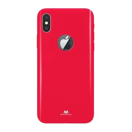 Husa de protectie, Mercury Jelly, Logo Hole, Compatibila cu iPhone XS Max, Fuchsia [1]