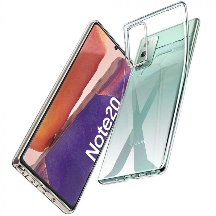 Husa de Protectie, Silicon Premium pentru Samsung Note 20, Transparent [2]