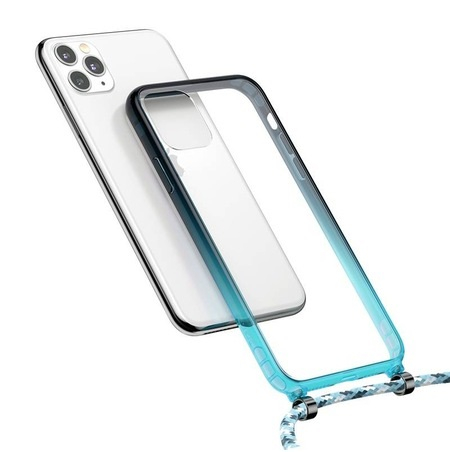 Husa de protectie transparenta Baseus pentru iPhone 11 Pro 5.8 inch, Albastru [2]