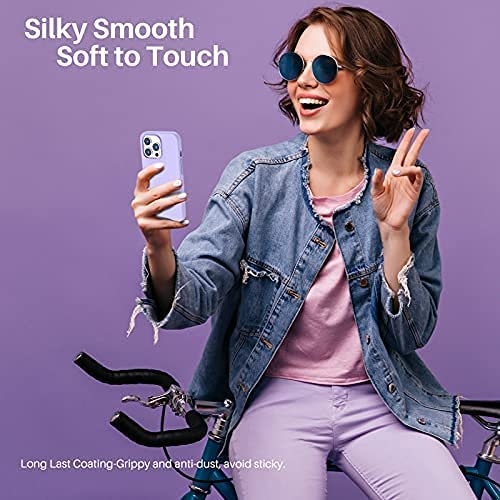 Husa din silicon ultra-slim MATA , cu microfibra pe interior , pentru iPhone 13 Pro Max / Mov [5]