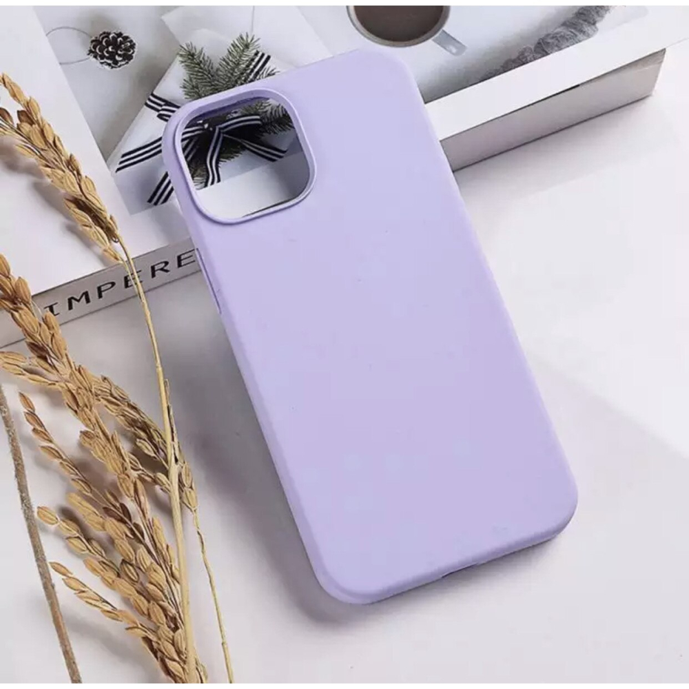 Husa din silicon ultra-slim MATA , cu microfibra pe interior , pentru iPhone 13 Pro Max / Mov [2]
