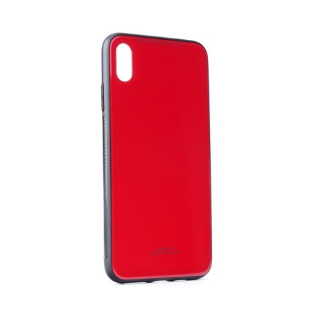 Husa Glass Case - Apple iPhone XS, Rosu [1]