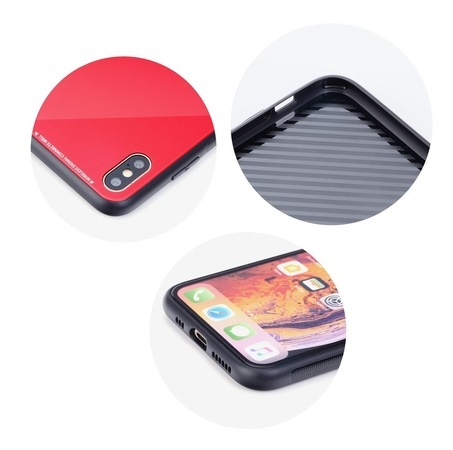 Husa iPhone XS MAX Glass Rosie [4]