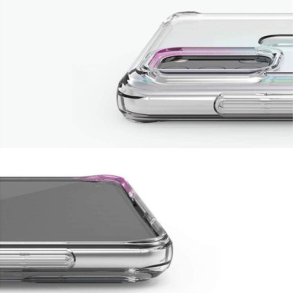 Husa Loomax de protectie pentru Samsung A21 S, silicon subtire, 2 mm, transparent [4]