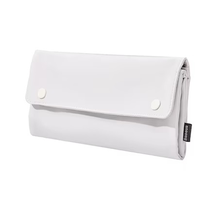 Husa pentru laptop, Baseus, Folding Series, LBZD-A02, Alb, 13 inch, Capse, Pliabila, Impermeabila [3]