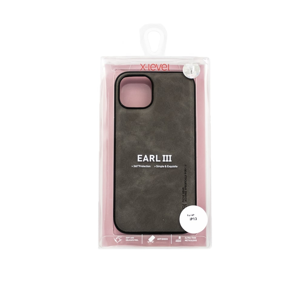 Husa Premium X-level Earl 3 pentru iPhone 13, Gri [2]