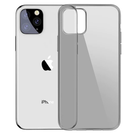 Husa Simple Series pentru iPhone 11 Pro, Baseus, TPU, Negru [1]