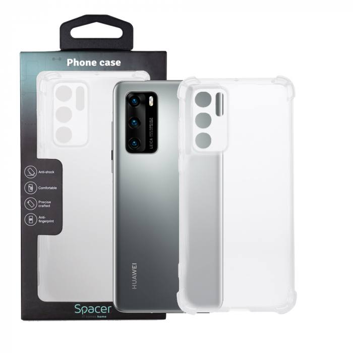 HUSA SMARTPHONE Spacer, Huawei P 40, TPU, TRANSPARENTA [1]