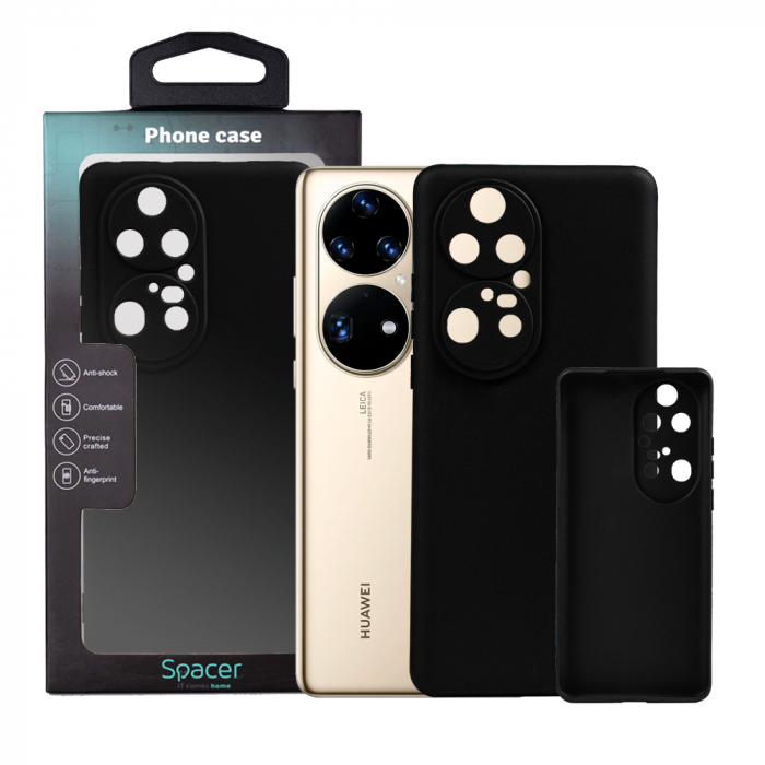 HUSA SMARTPHONE Spacer Huawei P 50 Pro, TPU, NEGRU [1]