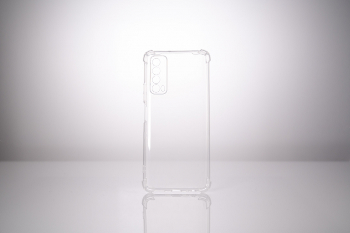 Husa Spacer pentru Huawei P Smart 2021, protectie suplimentara antisoc la colturi, material flexibil TPU, SPPC-HU-P-S-CLR, Transparenta [3]
