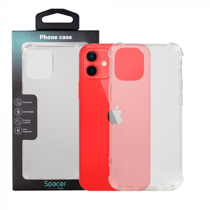 HUSA SMARTPHONE Spacer, Iphone 12 Mini, TPU, TRANSPARENT [1]