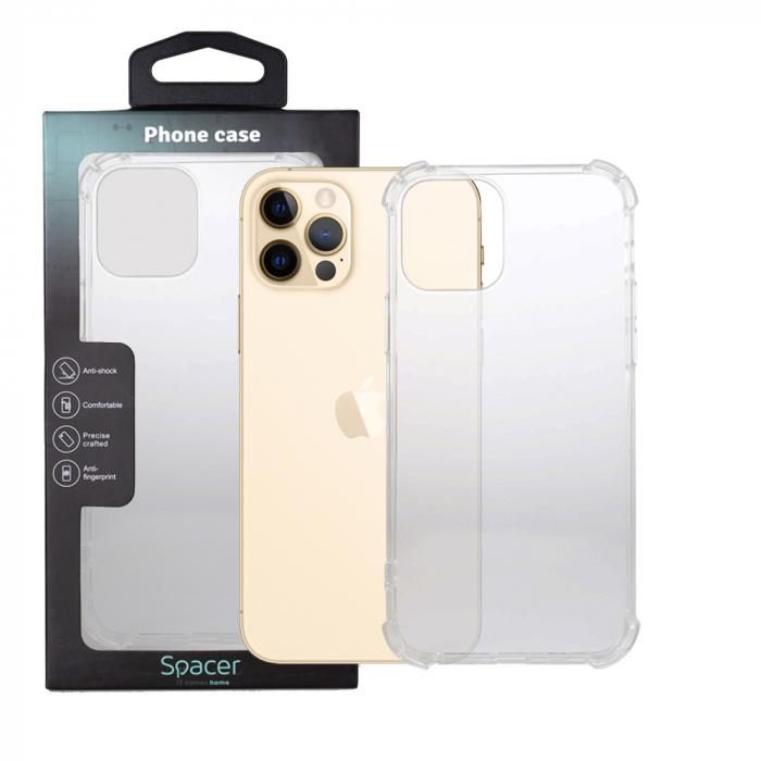 HUSA SMARTPHONE Spacer, Iphone 12 Pro Max, TPU TRANSPARENT [1]