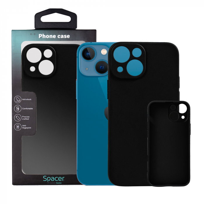 HUSA SMARTPHONE Spacer, Iphone 13 Mini, TPU NEGRU [1]