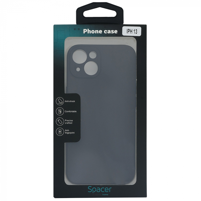 Husa SPPC-AP-IP13-TPU Spacer pentru Iphone 13, grosime 1.5mm, material flexibil TPU, Negru [4]