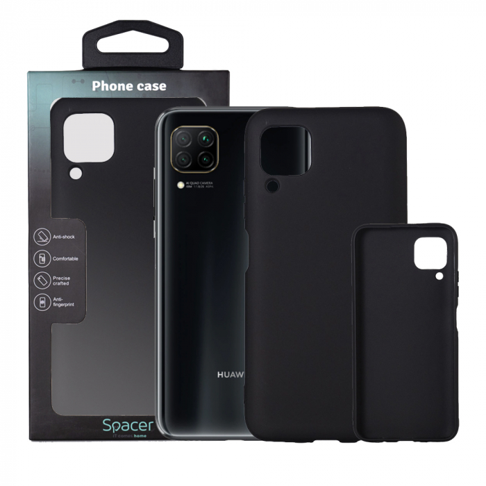 HUSA SMARTPHONE Spacer pentru Huawei P 40 Lite, TPU, NEGRU [1]