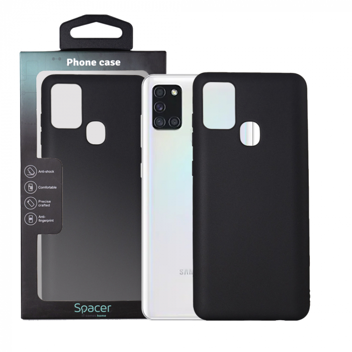 HUSA SMARTPHONE Spacer, Samsung Galaxy A21S, TPU, NEGRU [1]