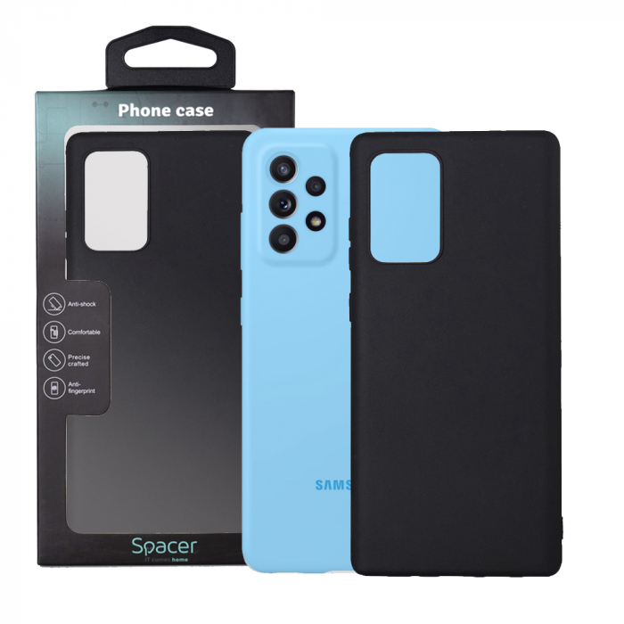 HUSA SMARTPHONE Spacer, Samsung Galaxy A72, TPU, NEGRU [1]