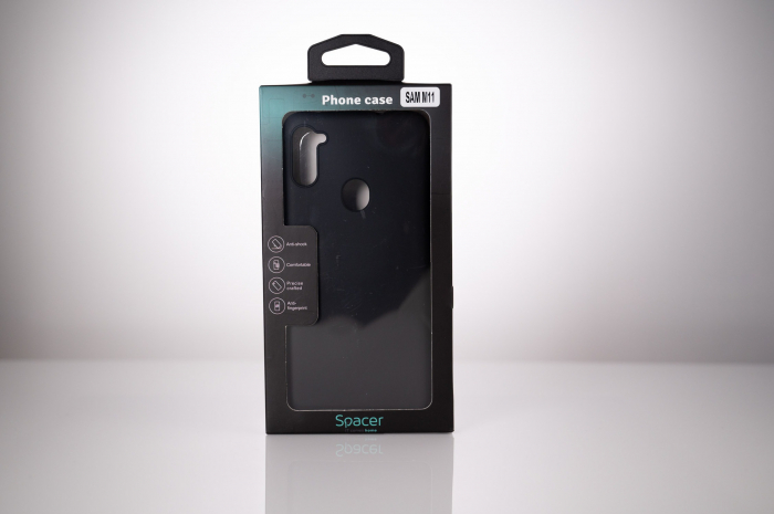 HUSA SMARTPHONE Spacer, Samsung Galaxy M11, TPU, NEGRU [4]