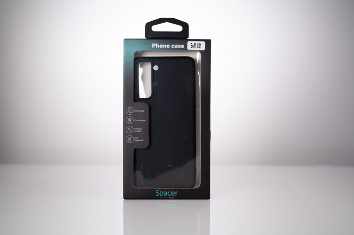 HUSA SMARTPHONE Spacer, Samsung Galaxy S21, TPU, NEGRU [4]