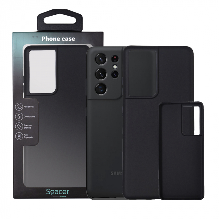 HUSA SMARTPHONE Spacer, Samsung Galaxy S21 Ultra, TPU, NEGRU [1]