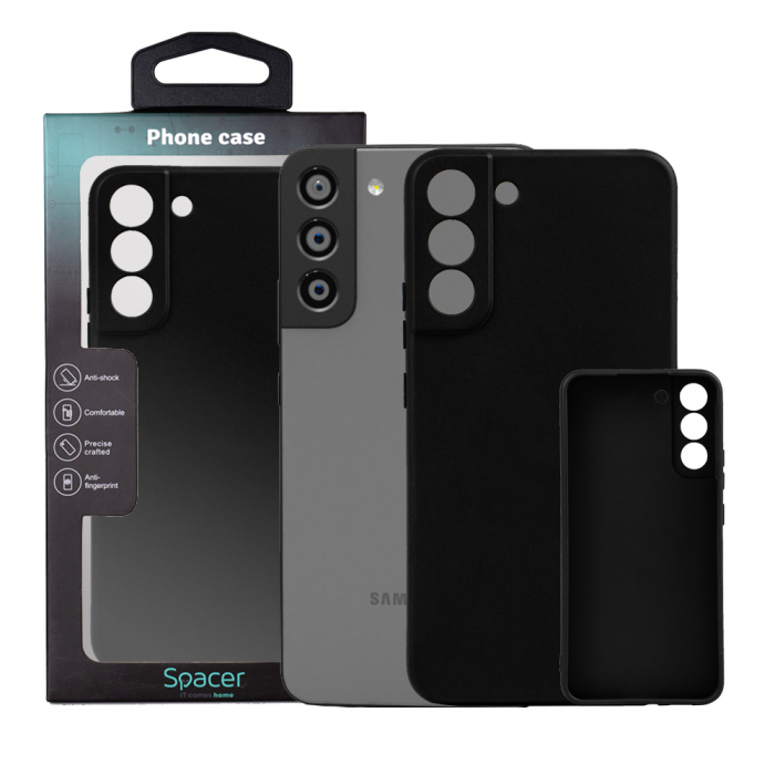 HUSA SMARTPHONE Spacer,Samsung Galaxy S22 Plus, TPU, NEGRU [1]