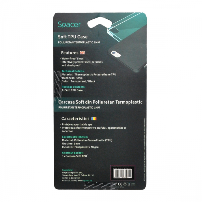 Husa telefon SuperTransparenta Spacer pentru Samsung S9 [4]