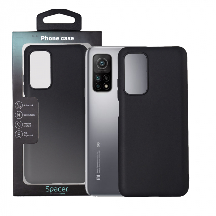 HUSA SMARTPHONE Spacer, Xiaomi Mi 10T 5G, TPU, NEGRU [1]