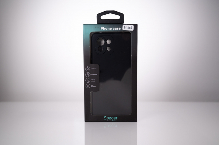 HUSA SMARTPHONE Spacer, Xiaomi Mi 11 Lite 5G, TPU, NEGRU [6]