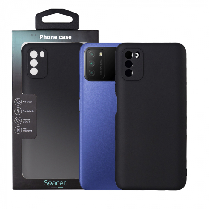 HUSA SMARTPHONE Spacer, Xiaomi Pocophone M3, TPU NEGRU [1]