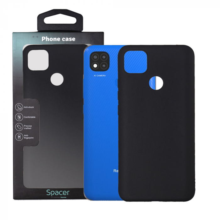 HUSA SMARTPHONE Spacer, Xiaomi Redmi 9C, TPU, NEGRU [1]