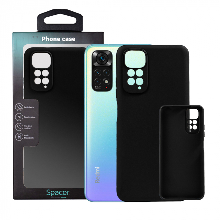 HUSA SMARTPHONE Spacer, Xiaomi Redmi Note 11, TPU, NEGRU [1]