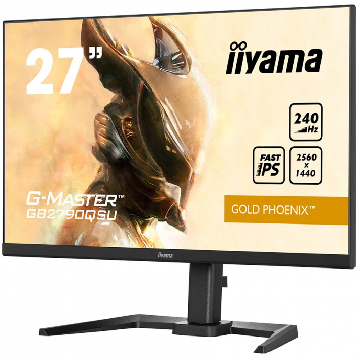 IIYAMA Monitor LED GB2790QSU-B5 GAMING 27inch 240Hz Fast IPS, matte finish 2560 x 1440 @240Hz 400cd 1ms HDMI DP USB Full ERGO [2]