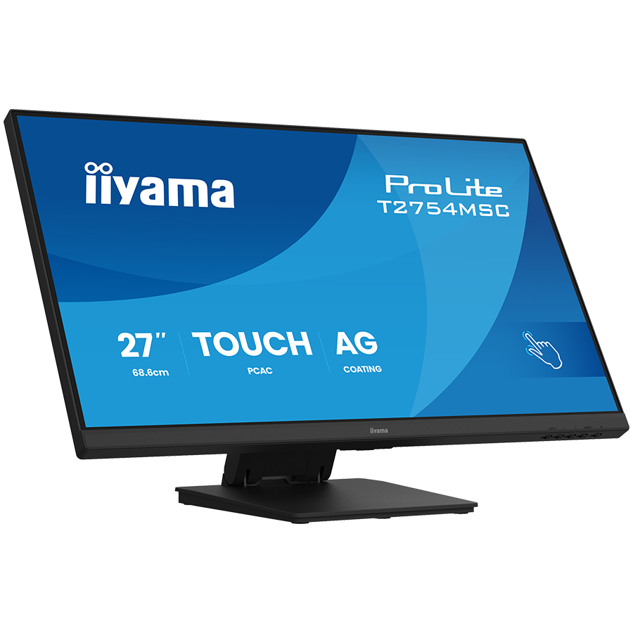 IIYAMA Monitor TOUCH T2754MSC-B2AG InCell PCAP 10pt touchscreen IPS 1920x1080 83Hz, 16:9, 300cd, 1000:1, 4ms, landscape, face-up [4]